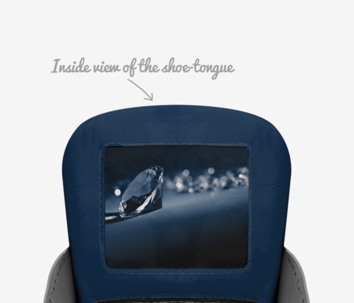 Louverse custom made in Italy shoes by Ty | Tongue view