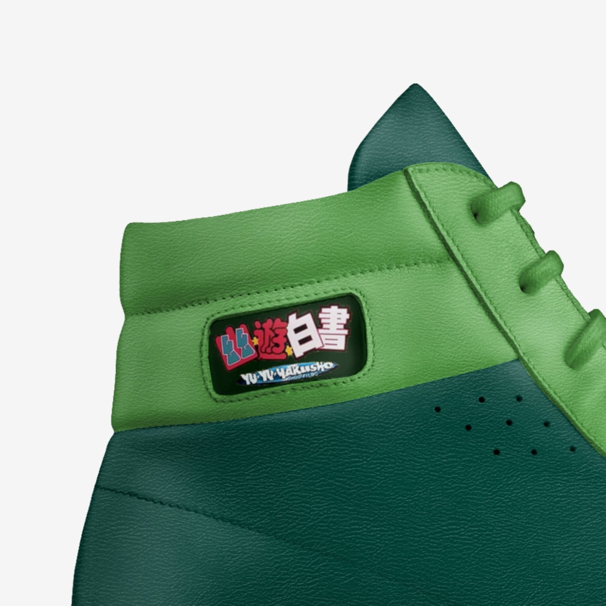 yu yu hakushoe custom made in Italy shoes by Maaliek Carter | Detail view