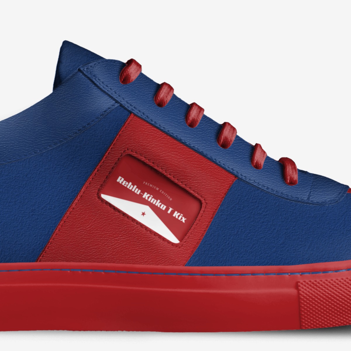 Reblu-Kinka T Kix custom made in Italy shoes by Kinka T Kix | Detail view
