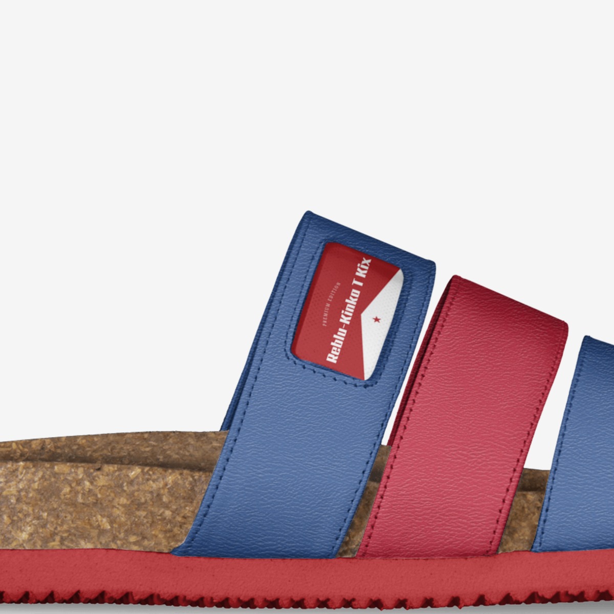 Reblu-Kinka T Kix custom made in Italy shoes by Kinka T Kix | Detail view
