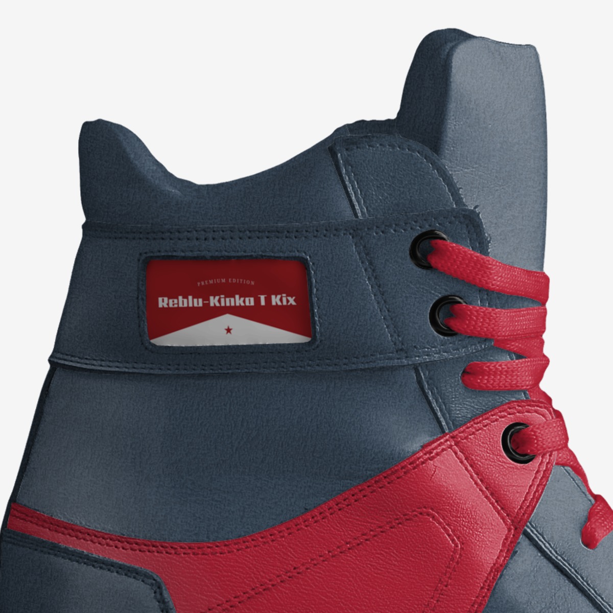 Reblu-Kinka T Kix custom made in Italy shoes by Kinka T Kix | Detail view