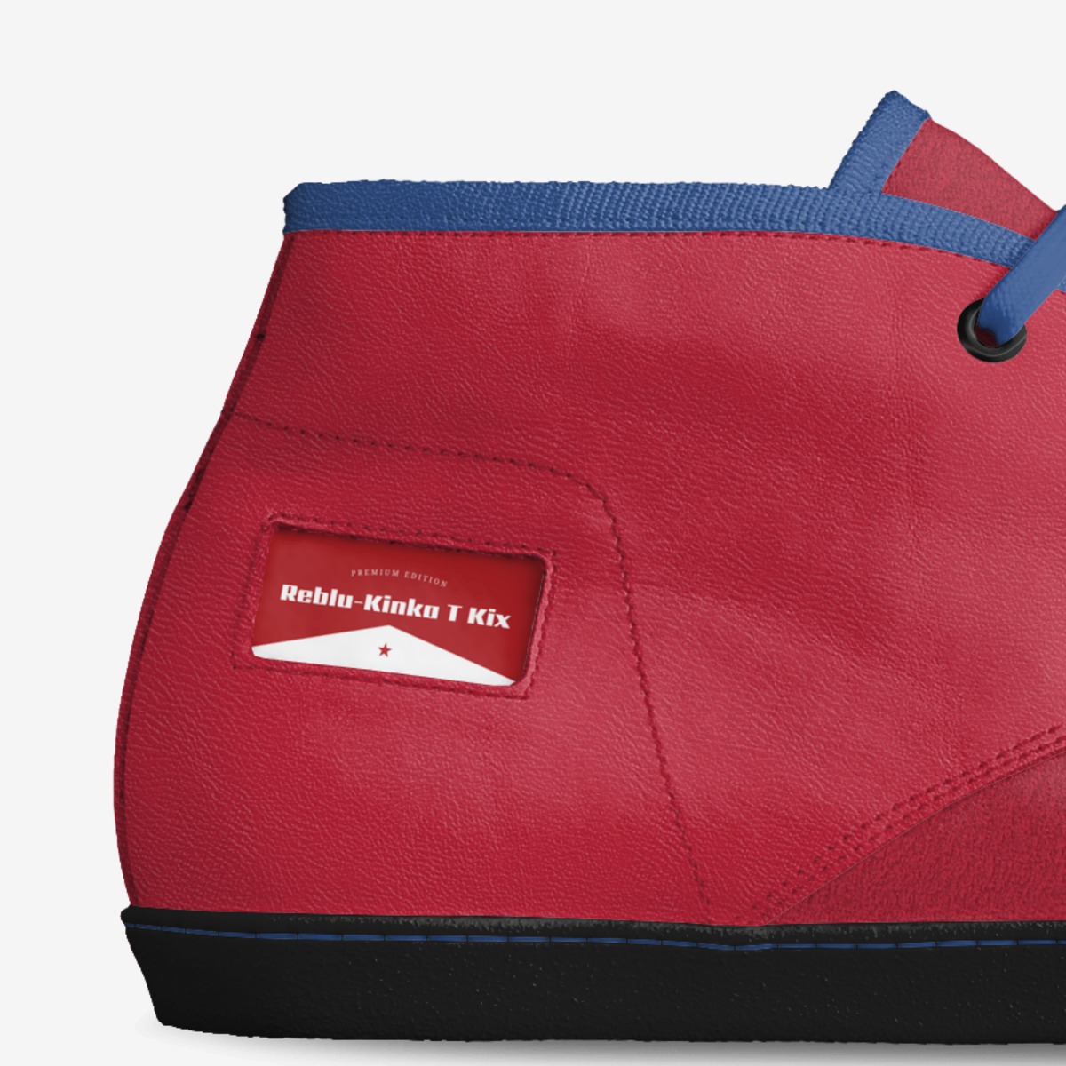 Reblu-Kinka T Kix custom made in Italy shoes by Kinka T Kix | Detail view