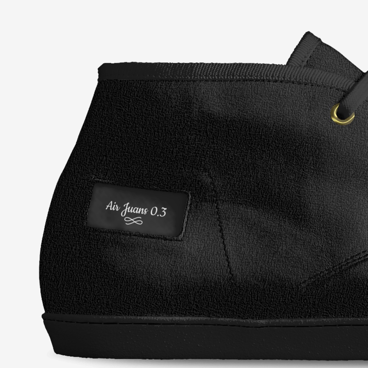 Air Juans 0.3 custom made in Italy shoes by Javier Lopez | Detail view