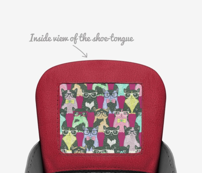 Vale'T-Kinka T Kix custom made in Italy shoes by Kinka T Kix | Tongue view