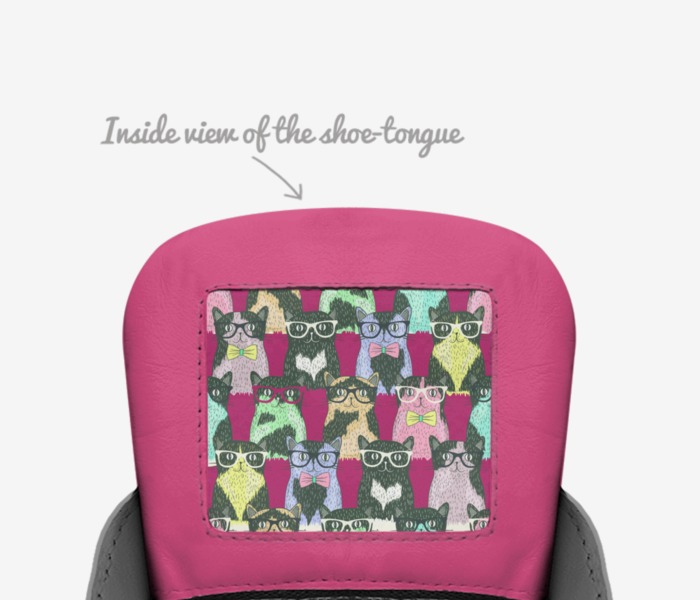 Vale'T-Kinka T Kix custom made in Italy shoes by Kinka T Kix | Tongue view