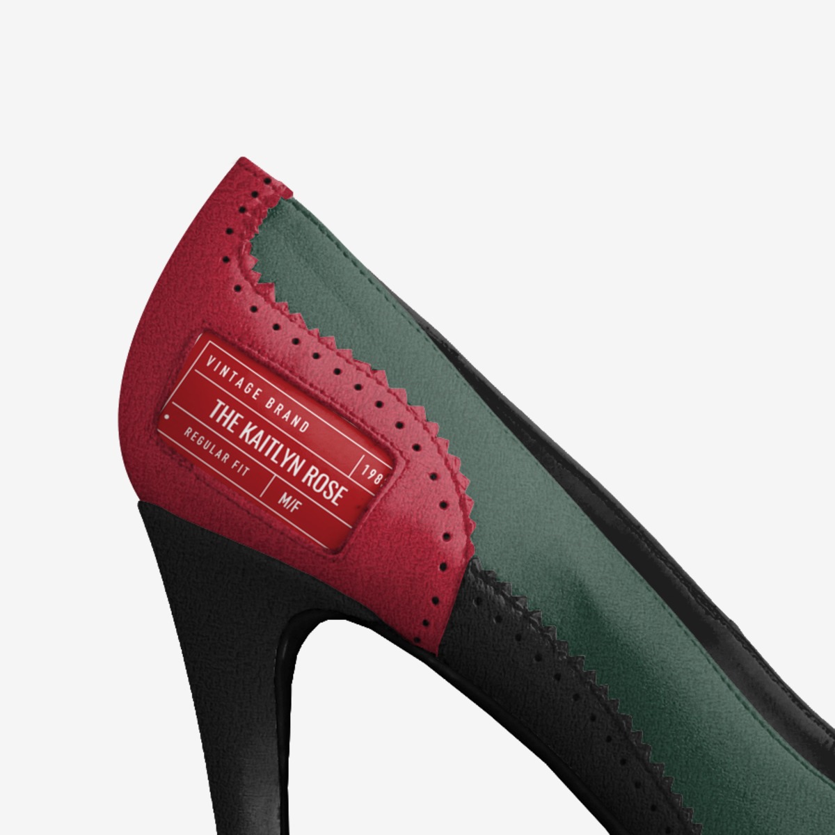 the kaitlyn rose custom made in Italy shoes by Kaitlyn Bujess | Detail view