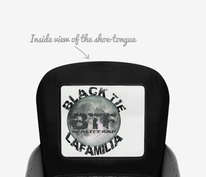 Wolves Gang custom made in Italy shoes by Steven Anderson | Tongue view
