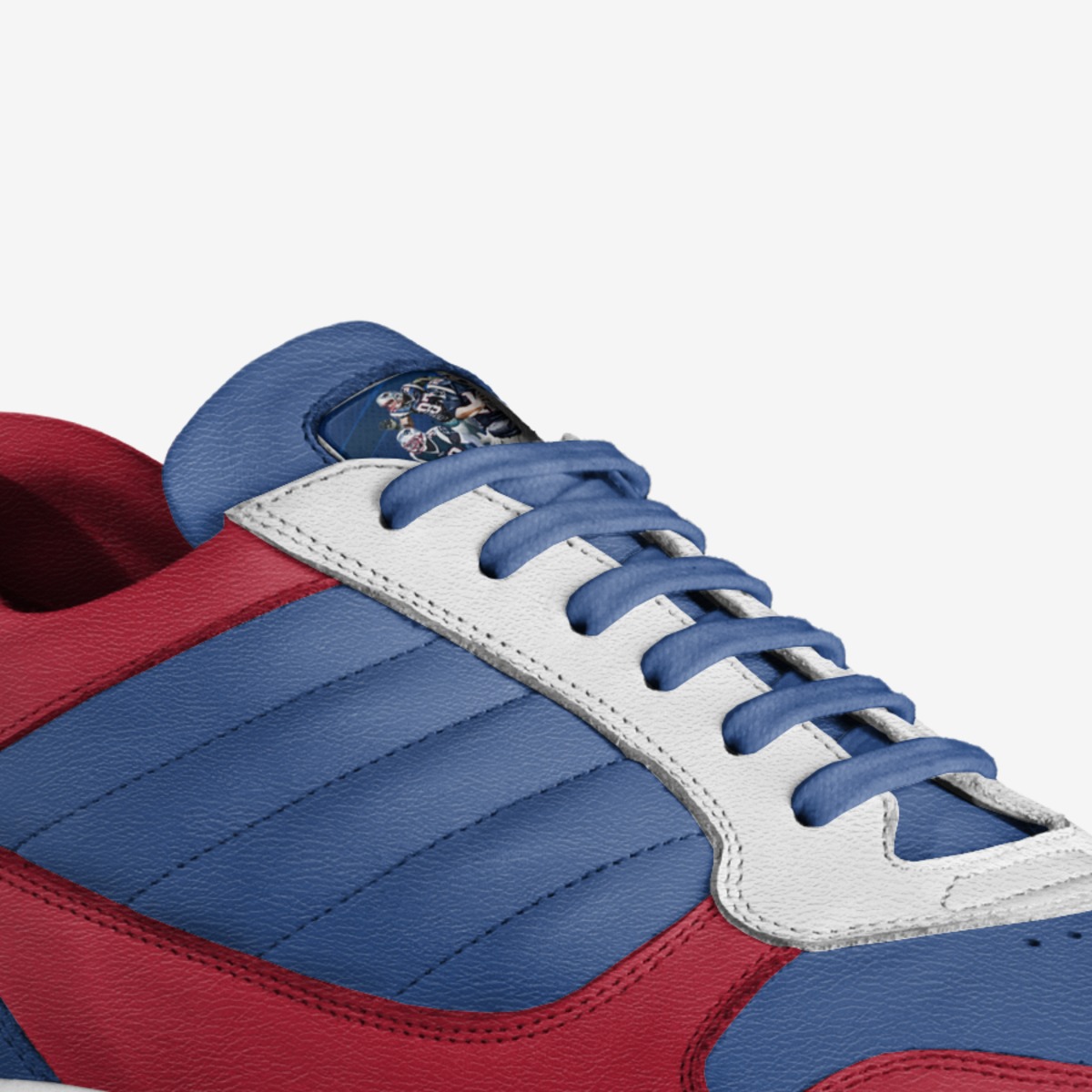 Bodybuilder Sneaks custom made in Italy shoes by Steve R Dupere | Detail view