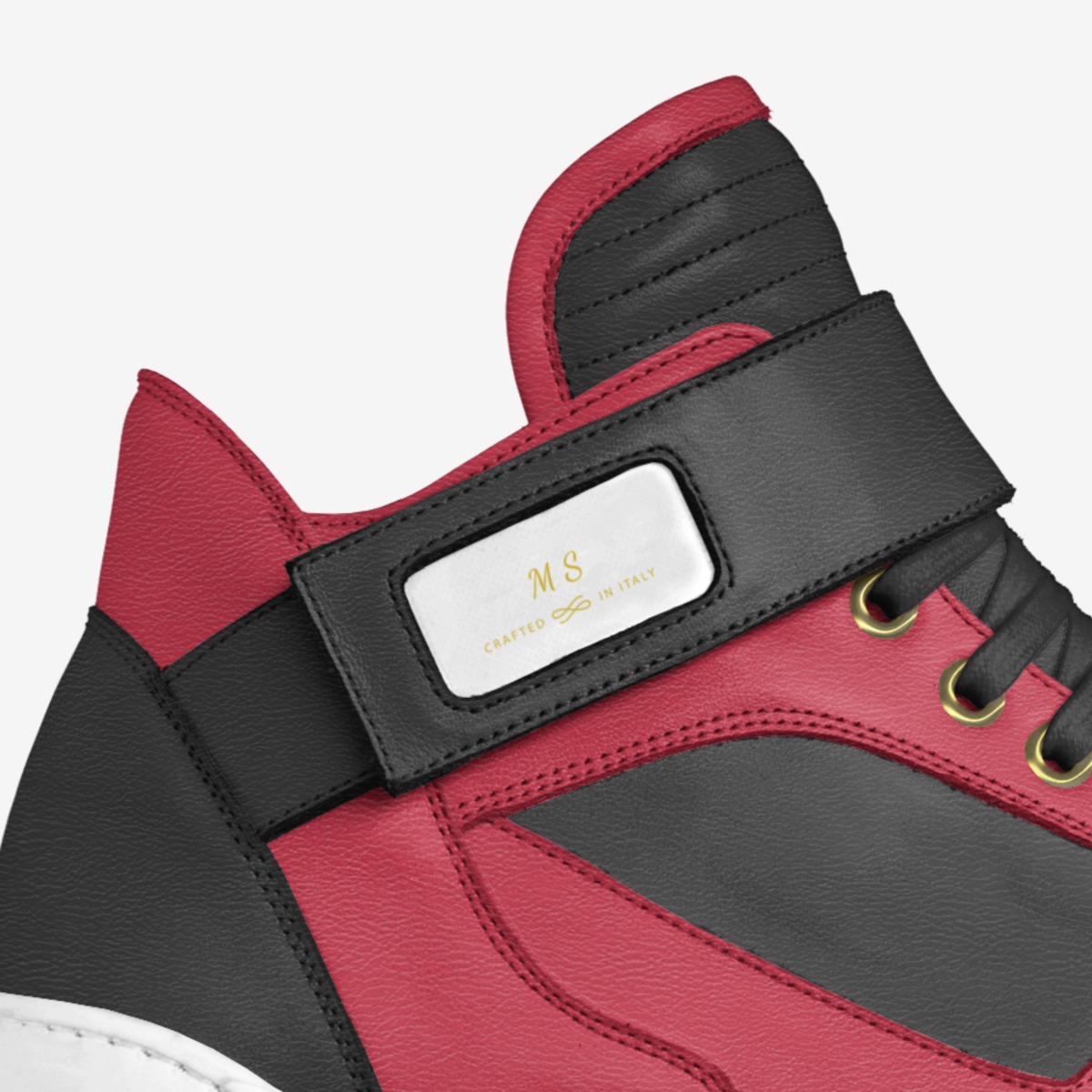 M S custom made in Italy shoes by Mason Stief | Detail view