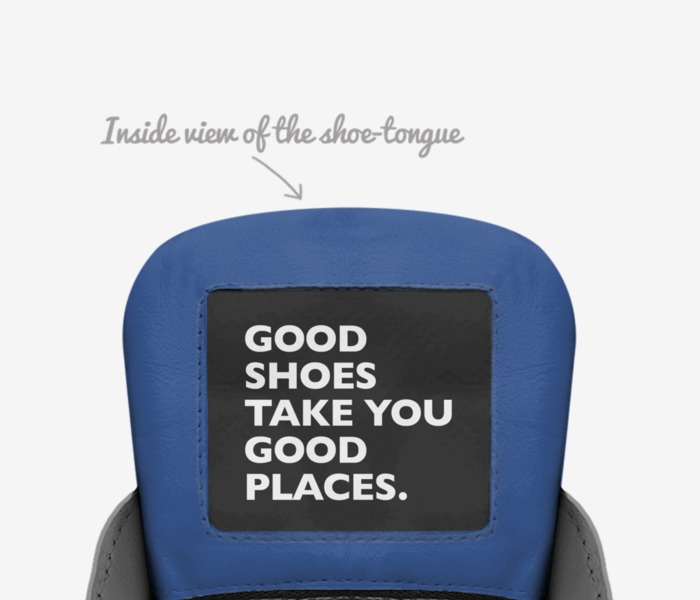 CT SHOE CO. custom made in Italy shoes by Colton Turlington | Tongue view