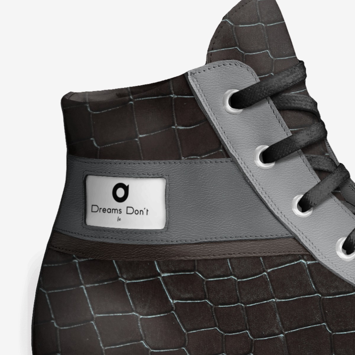 dreams don't lie custom made in Italy shoes by Enam Montgomery | Detail view