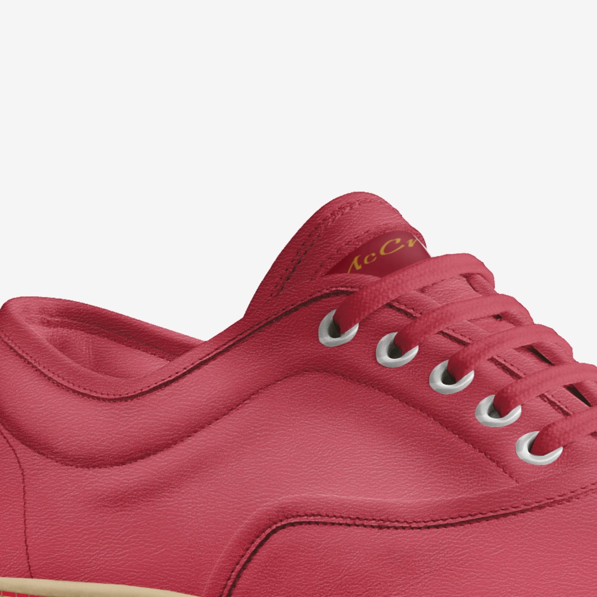 Gum Bottom custom made in Italy shoes by Victor Mccrae | Detail view