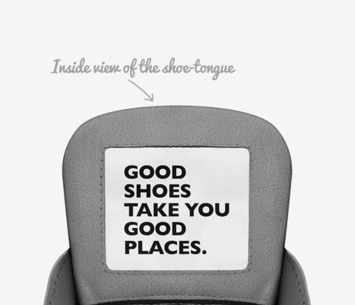 Calceus custom made in Italy shoes by Austyn Hoke | Tongue view