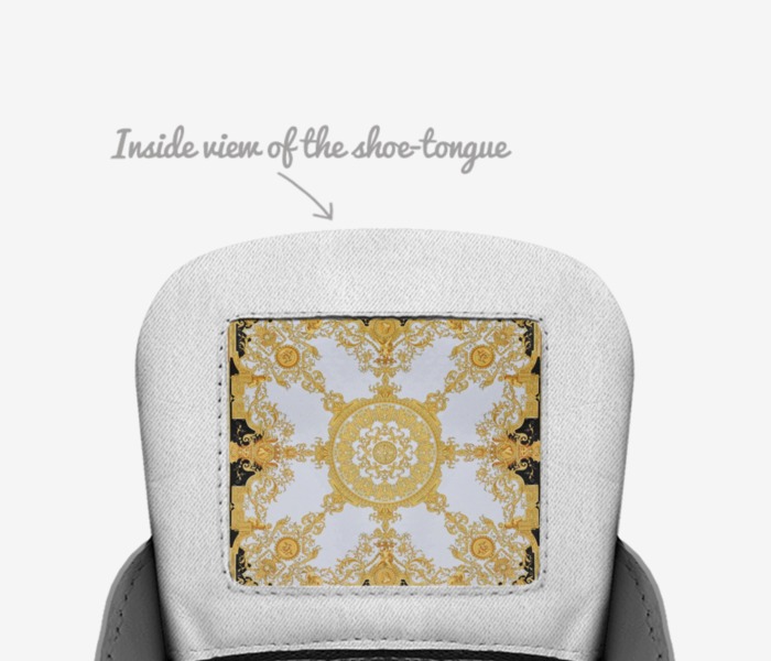 YBG custom made in Italy shoes by Facts Only | Tongue view