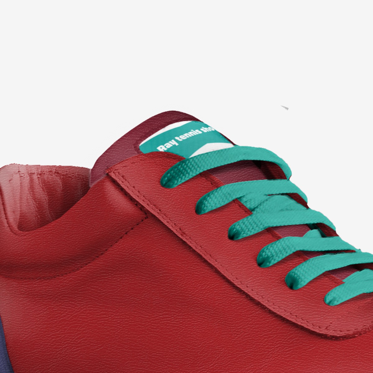 Ray tennis shoes custom made in Italy shoes by Aidan | Detail view