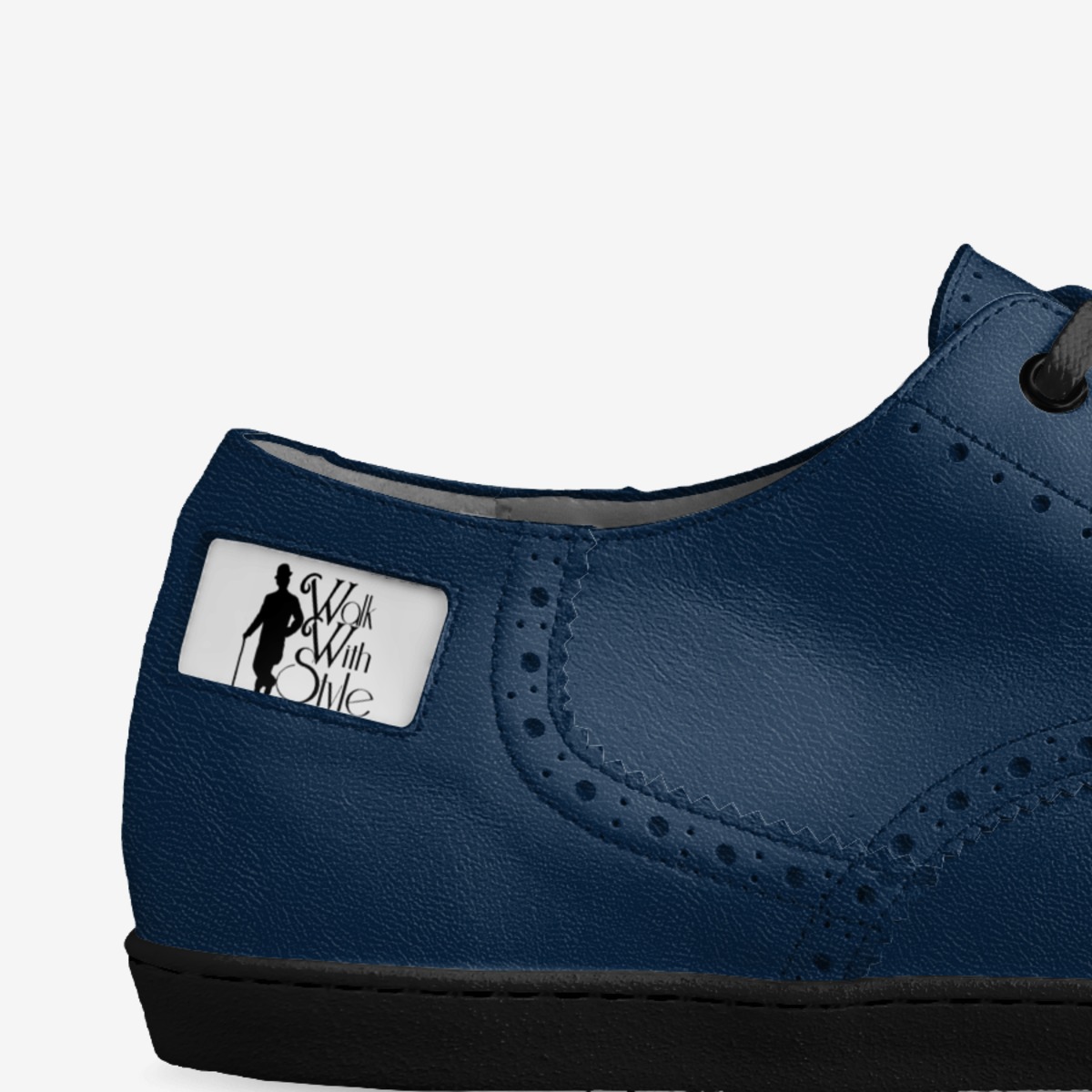 Dream Walker custom made in Italy shoes by Nathaniel Johnson | Detail view
