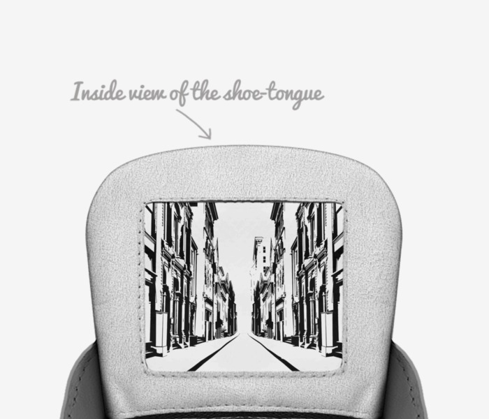 MASTER GROOMER +1 custom made in Italy shoes by Marvin Church | Tongue view