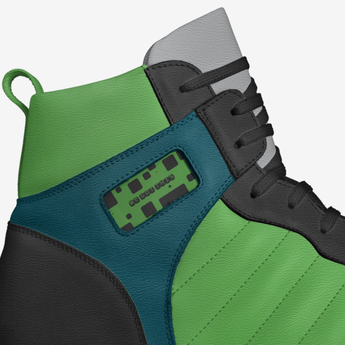 Ajax custom made in Italy shoes by Amy Sawyer | Detail view