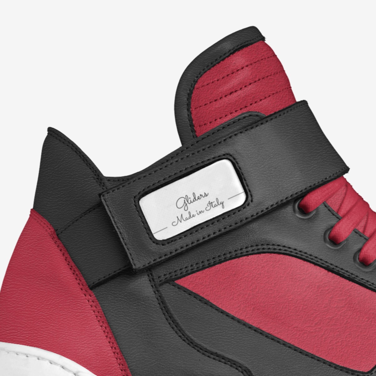 Gliders custom made in Italy shoes by Messiah King | Detail view