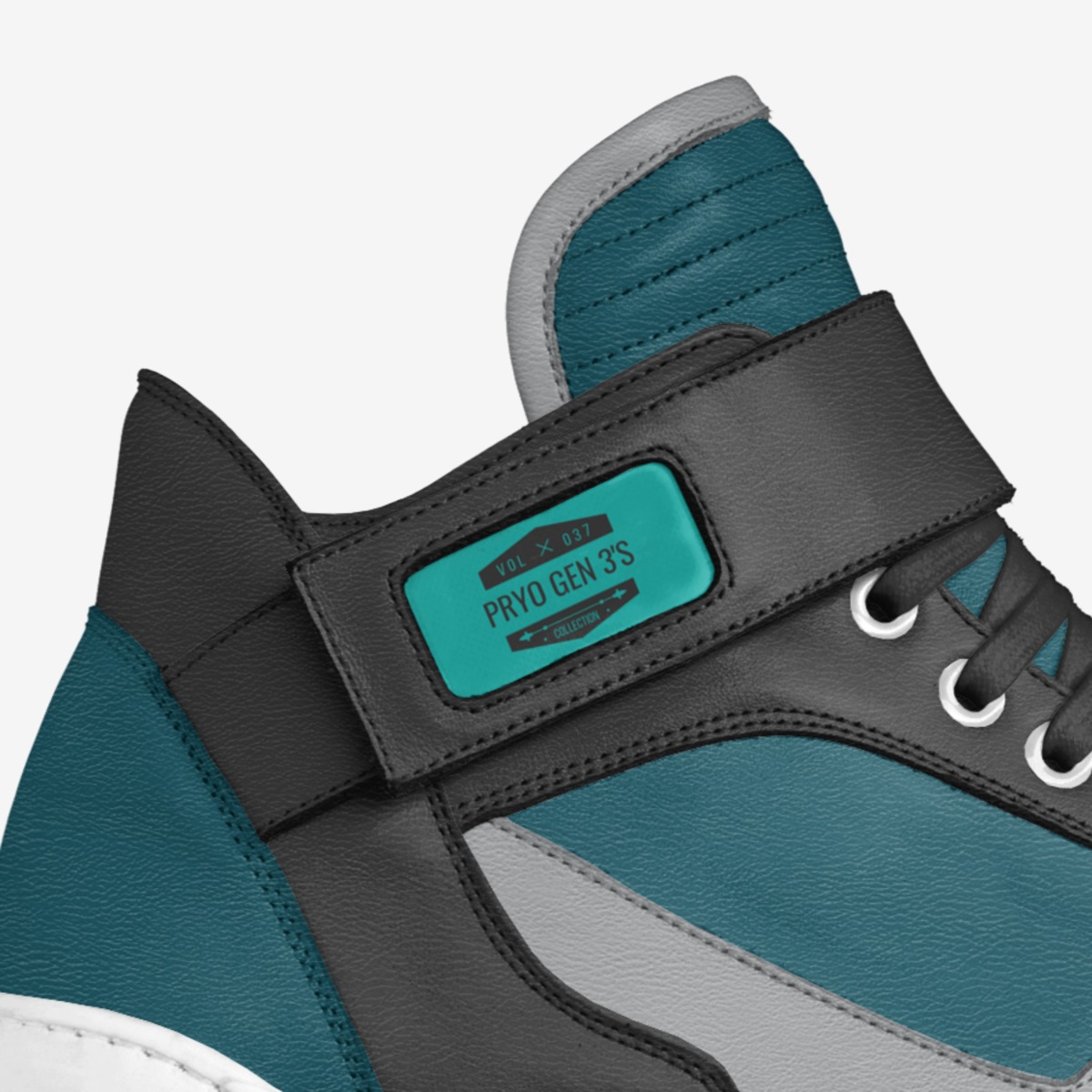 Pryo Gen 3's custom made in Italy shoes by Joshua Henry | Detail view