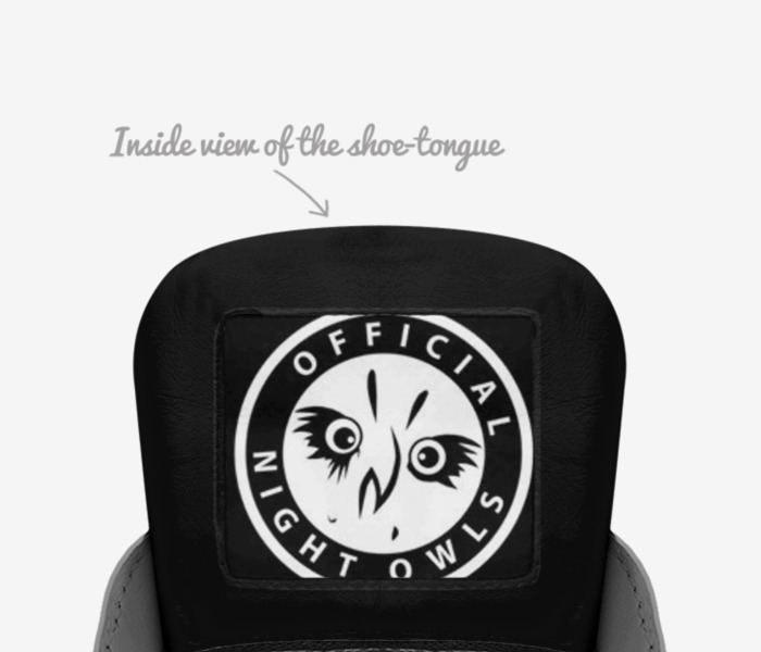 ono footwear custom made in Italy shoes by Kirk Ovie | Tongue view