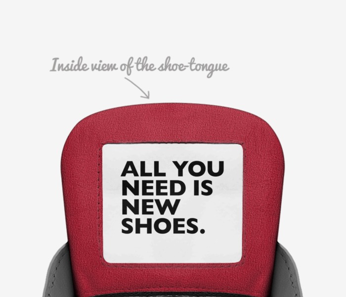 kingj custom made in Italy shoes by King Johnson | Tongue view