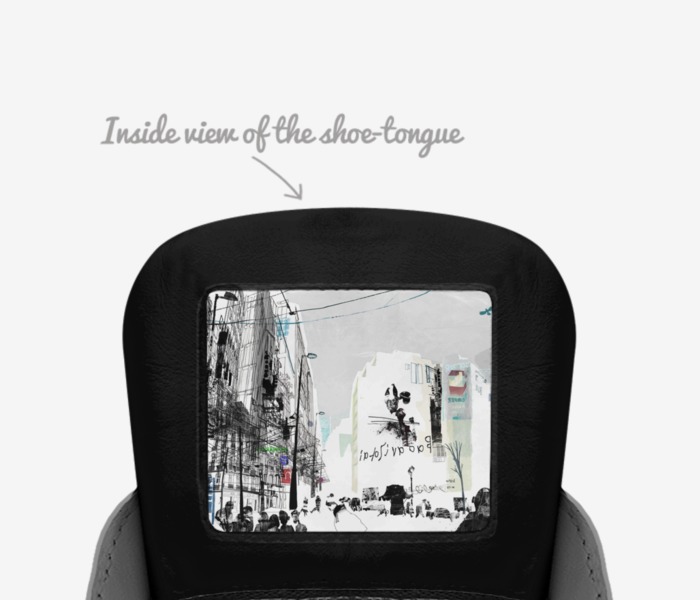 Gabs custom made in Italy shoes by Gabs | Tongue view