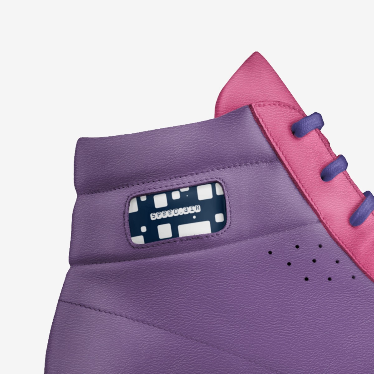 Speed_air custom made in Italy shoes by Taylor Middaugh | Detail view
