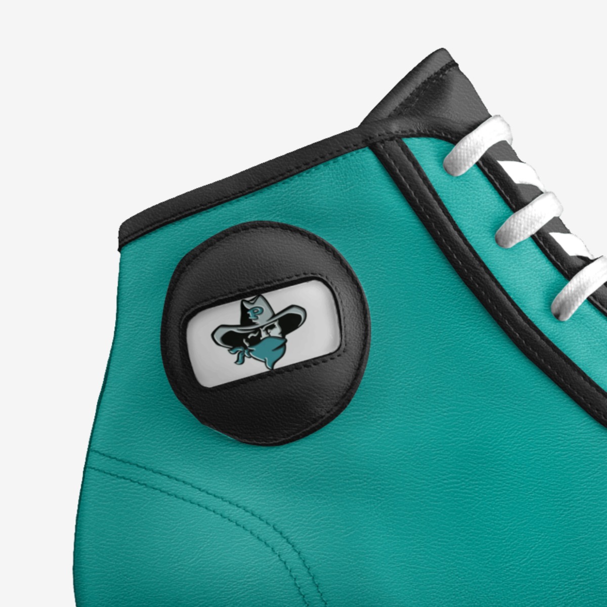 Riders 1 custom made in Italy shoes by Pearlcity Paniolos | Detail view
