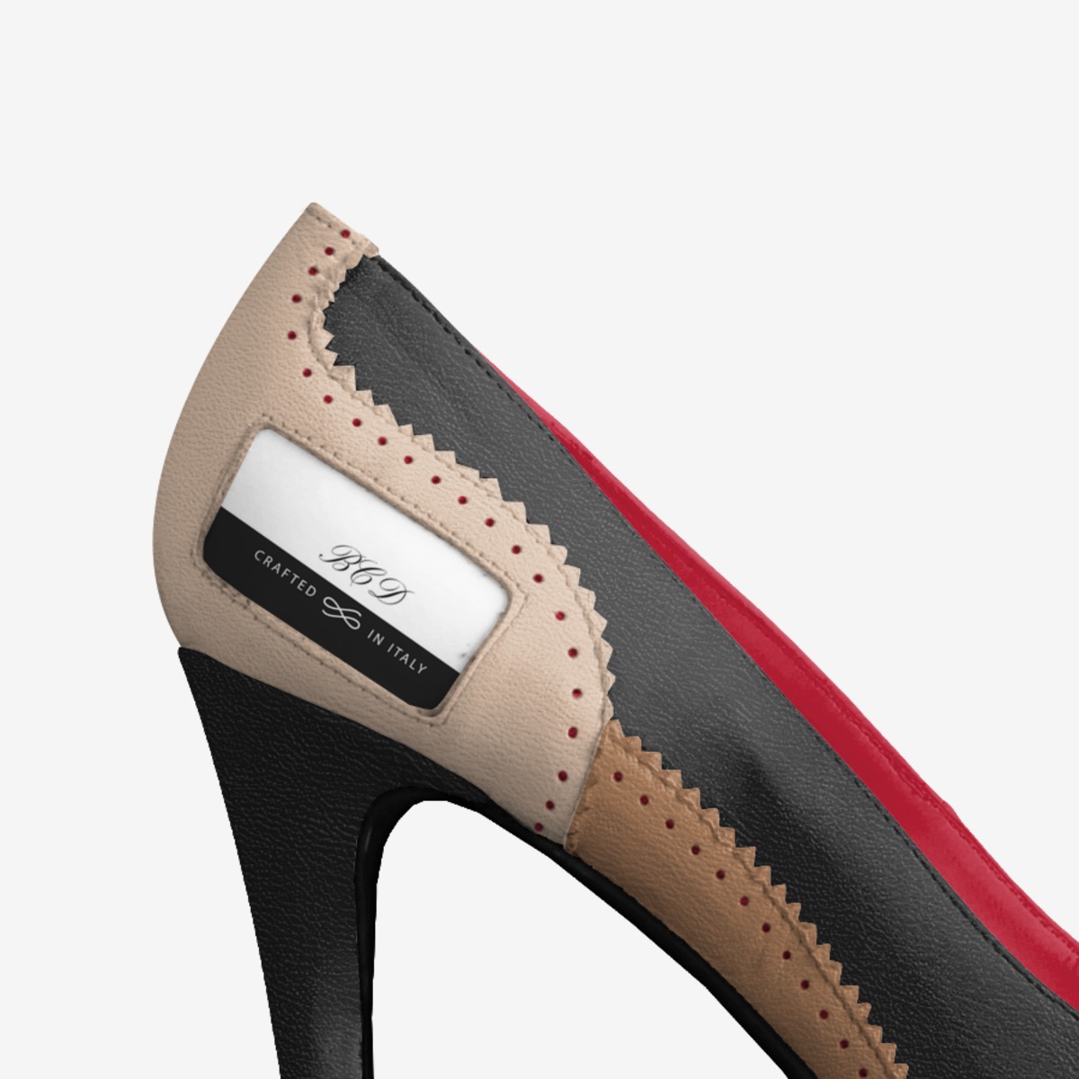 BCD custom made in Italy shoes by Brisaida Duarte | Detail view