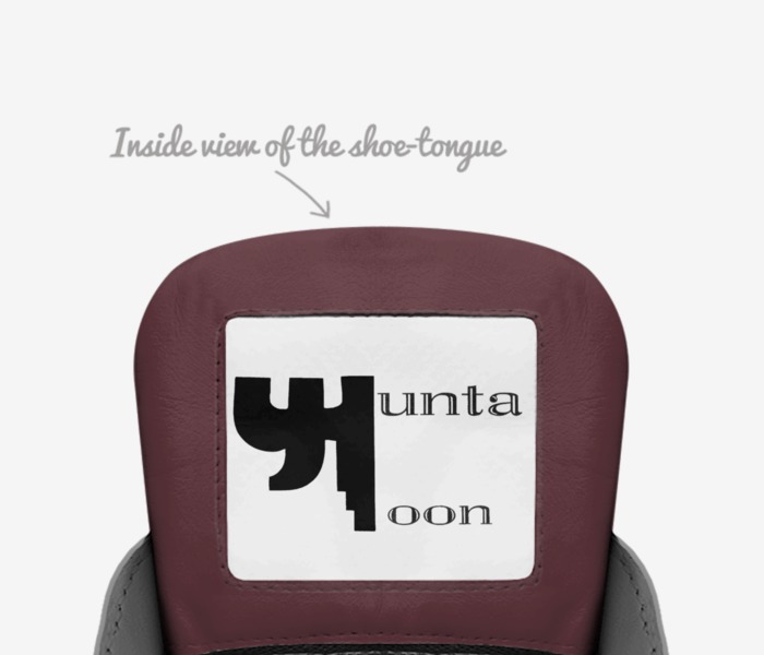 Hunta Moon, LLC custom made in Italy shoes by Hunta Moon, Llc | Tongue view