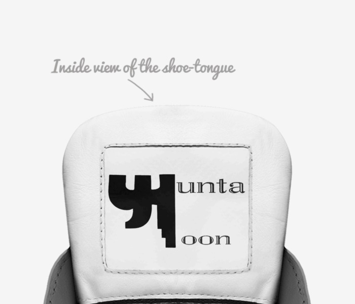 Hunta Moon, LLC custom made in Italy shoes by Hunta Moon, Llc | Tongue view
