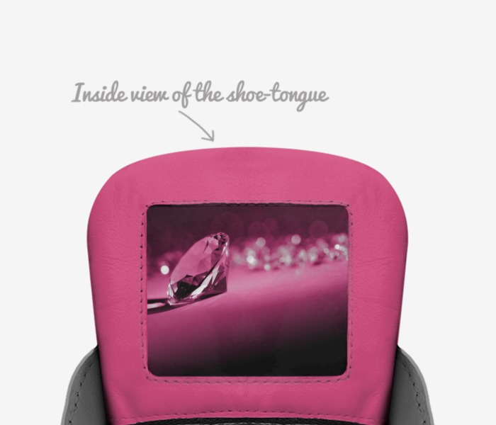 Yoly custom made in Italy shoes by Yolanda Martinez | Tongue view