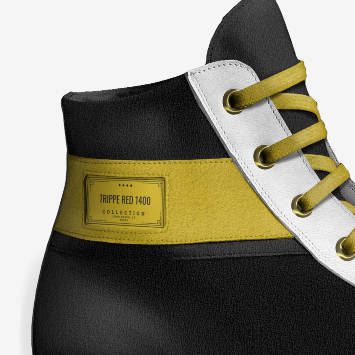 trippe red 1400 custom made in Italy shoes by Javontae Tyquail Huff | Detail view