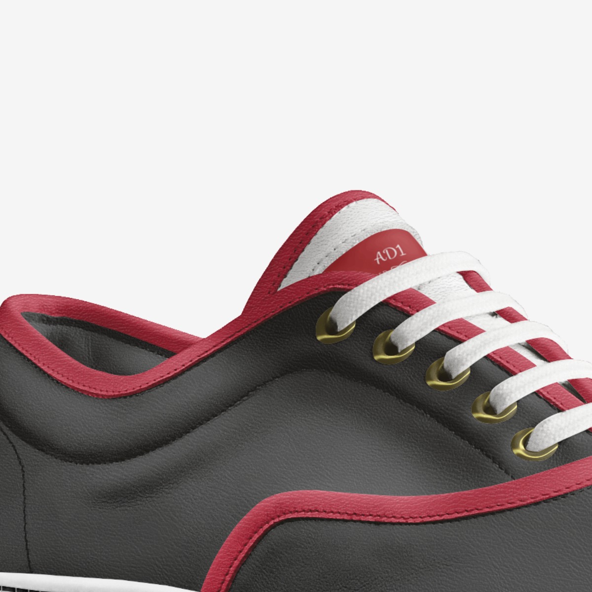 AD1 custom made in Italy shoes by Alex Davis | Detail view