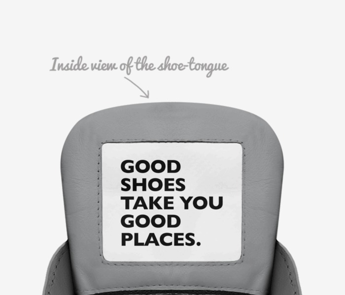 Memora custom made in Italy shoes by Mira Memora | Tongue view