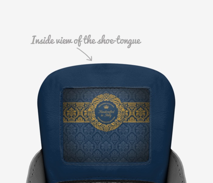 tgjd custom made in Italy shoes by Michael Waller | Tongue view