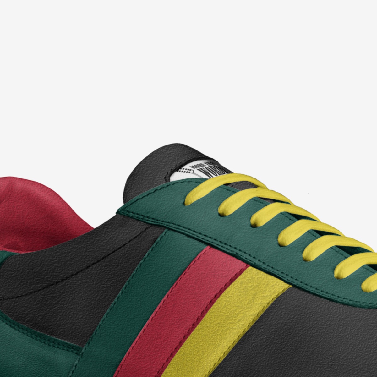 PRIDE custom made in Italy shoes by Larry Demarcus Hill | Detail view