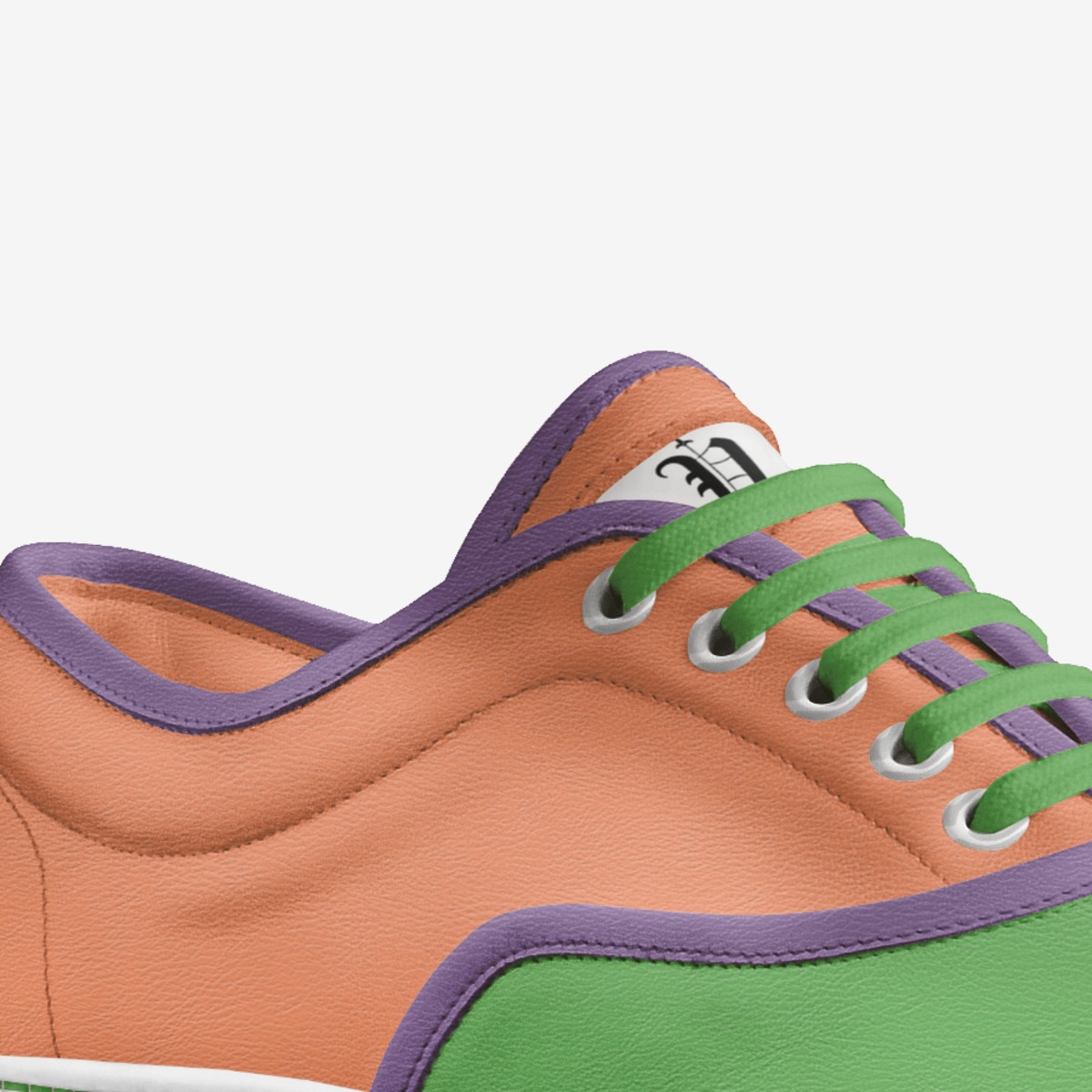 vics 80s montosh custom made in Italy shoes by Brayden Murphy | Detail view