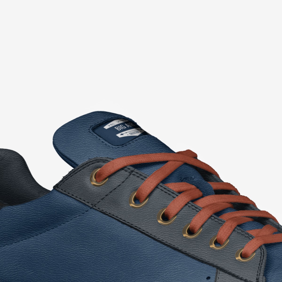 Frosty custom made in Italy shoes by Allie | Detail view