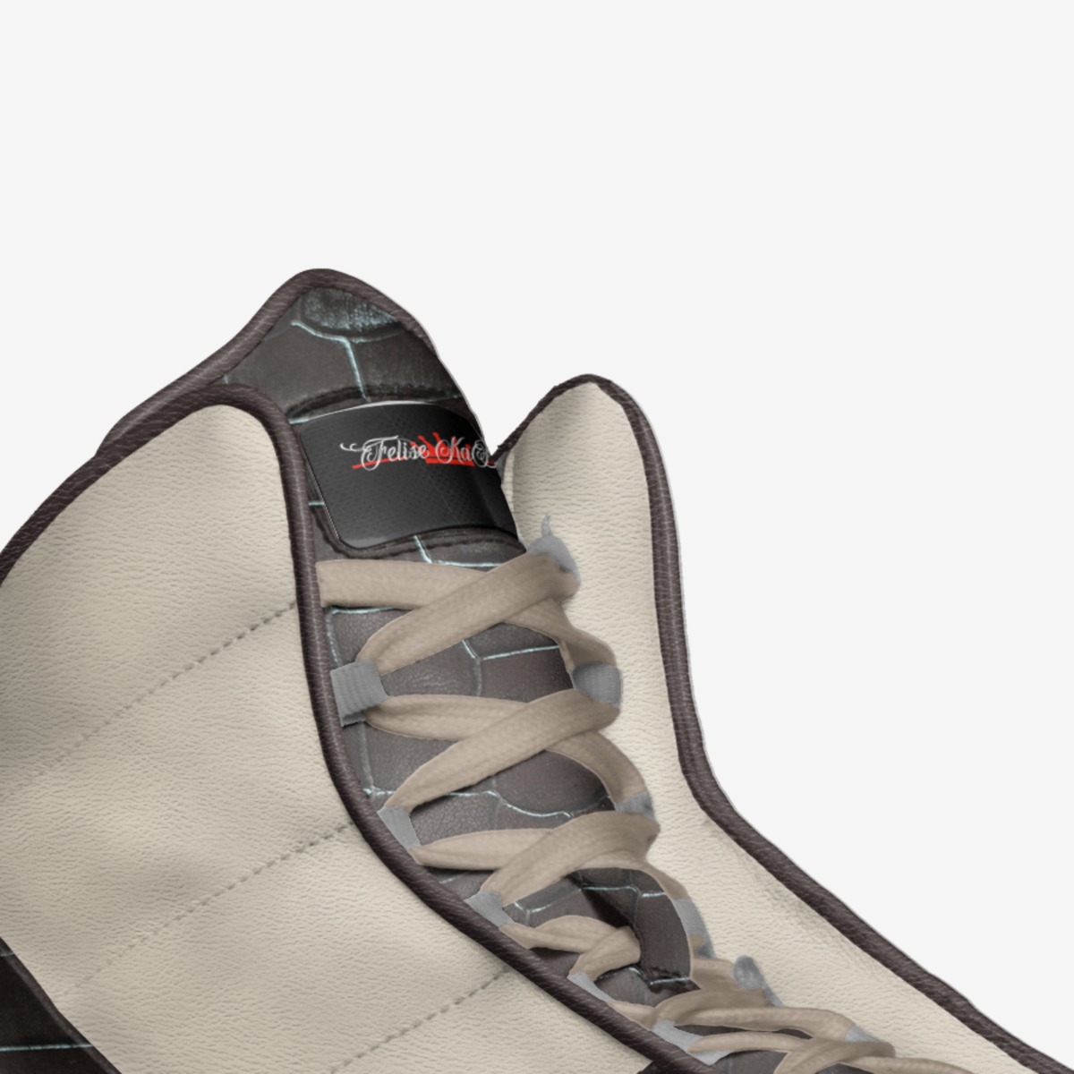 Felise KaBobo  custom made in Italy shoes by Shamsud-din King | Detail view