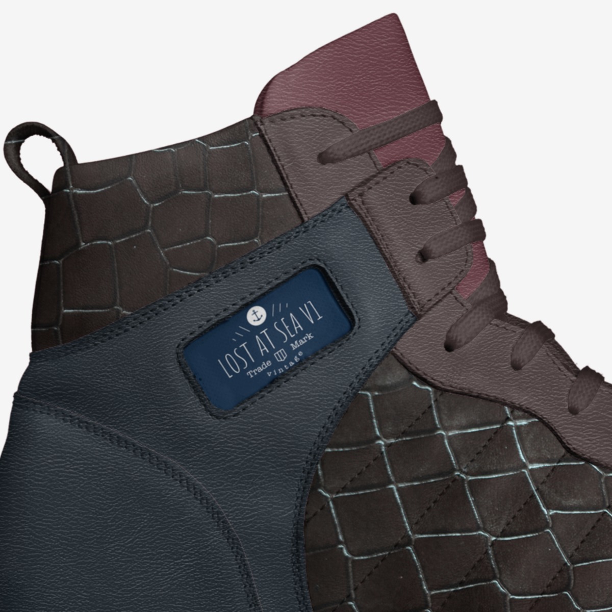 Lost at Sea v1 custom made in Italy shoes by Jacob Mayron King | Detail view