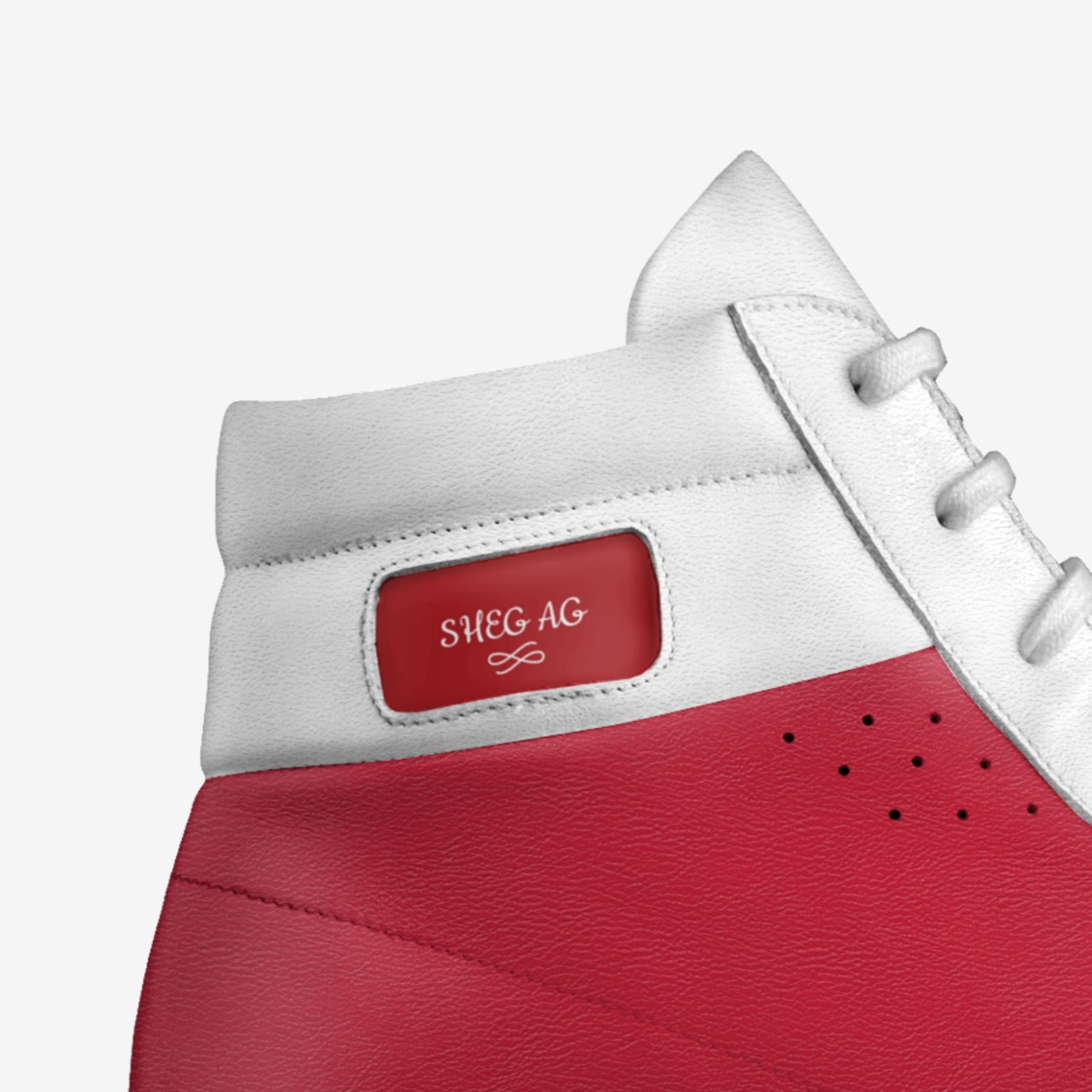 SHEG air gordon custom made in Italy shoes by Dylan Drottar | Detail view