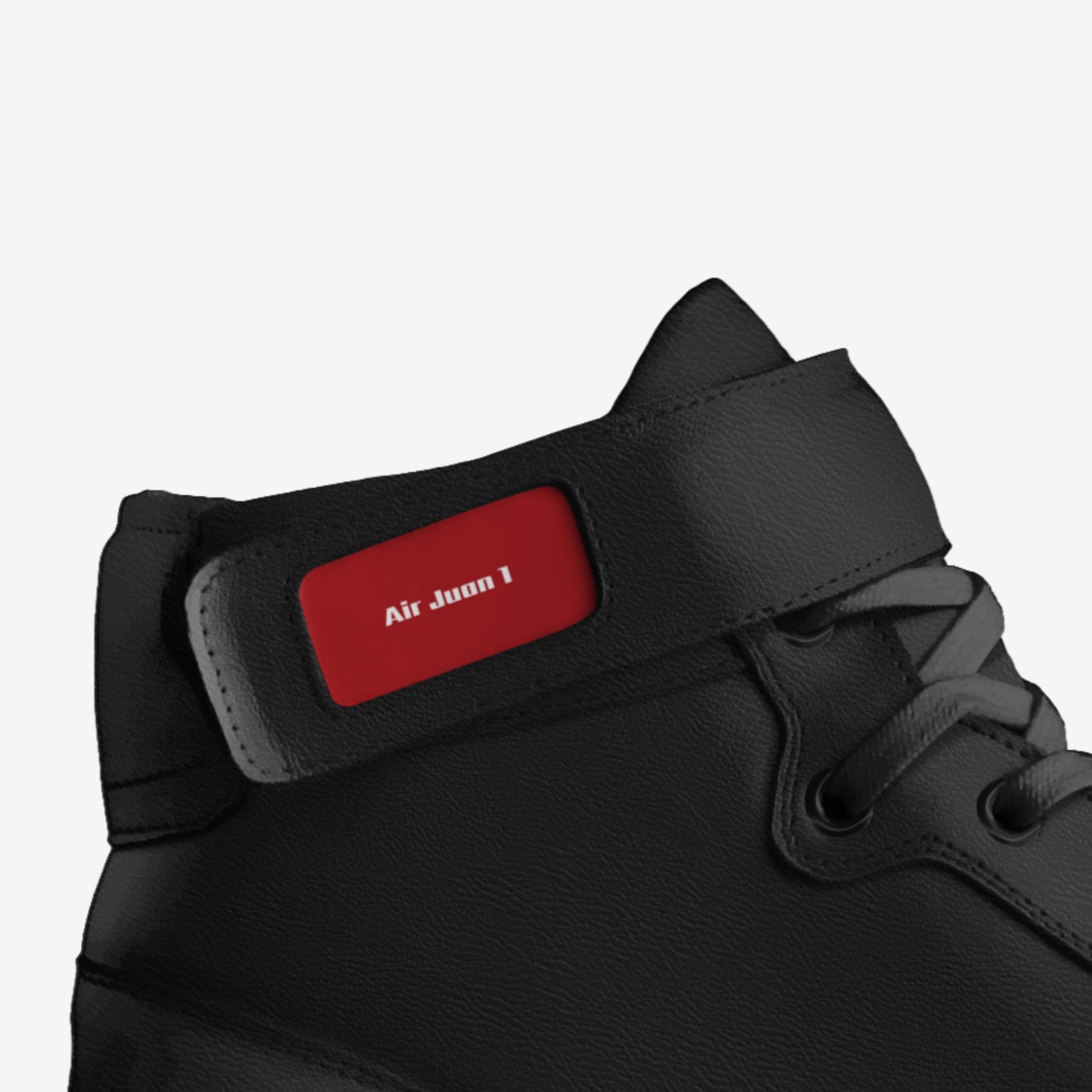 Air Juan 1 custom made in Italy shoes by Francisco Vazquez | Detail view