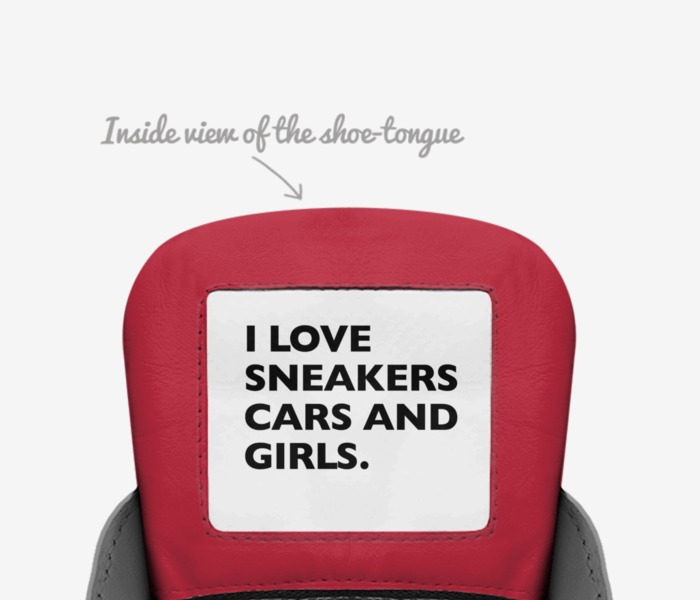 Ball is life custom made in Italy shoes by Matthew Alan Hogan | Tongue view