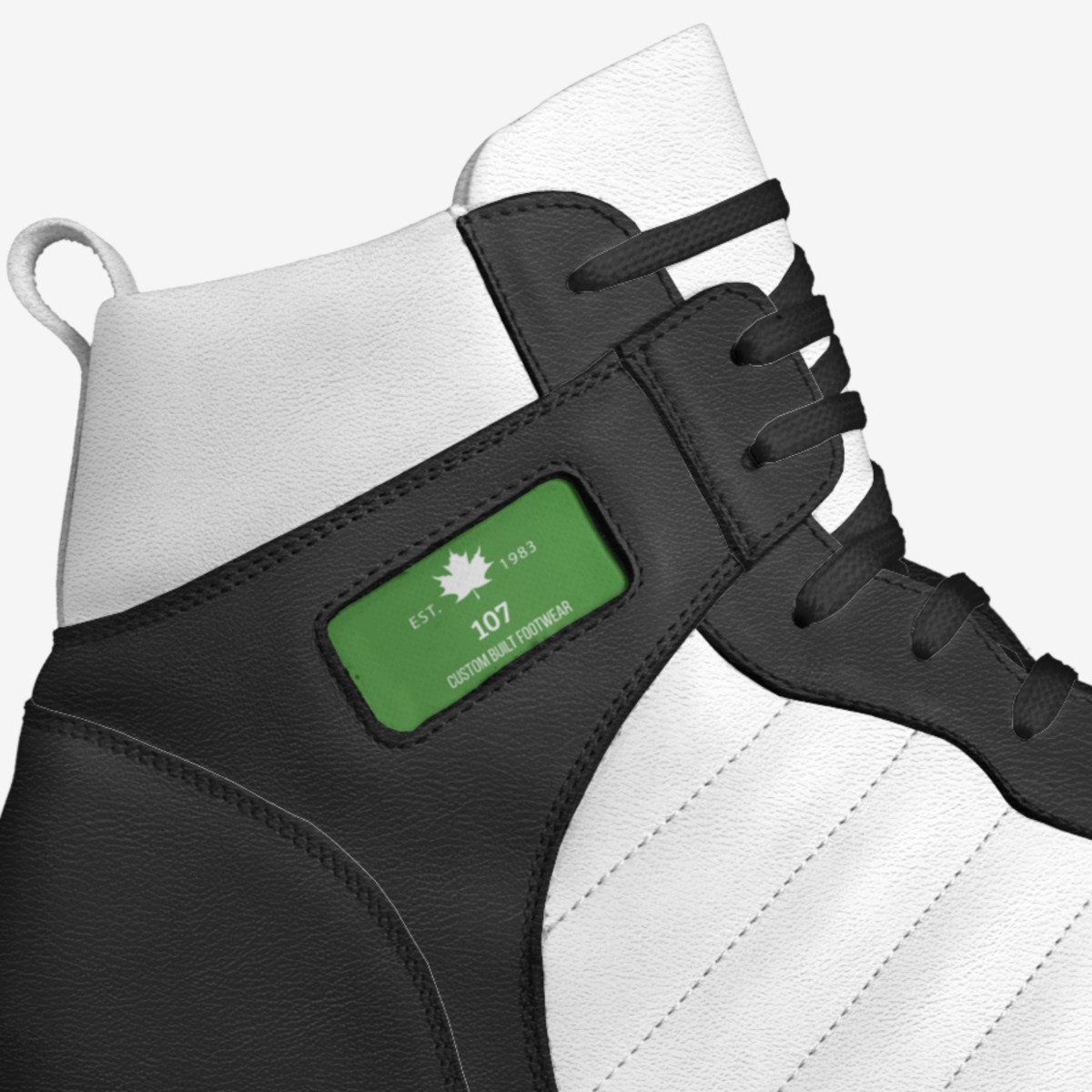 107 custom made in Italy shoes by Rory Langdon | Detail view