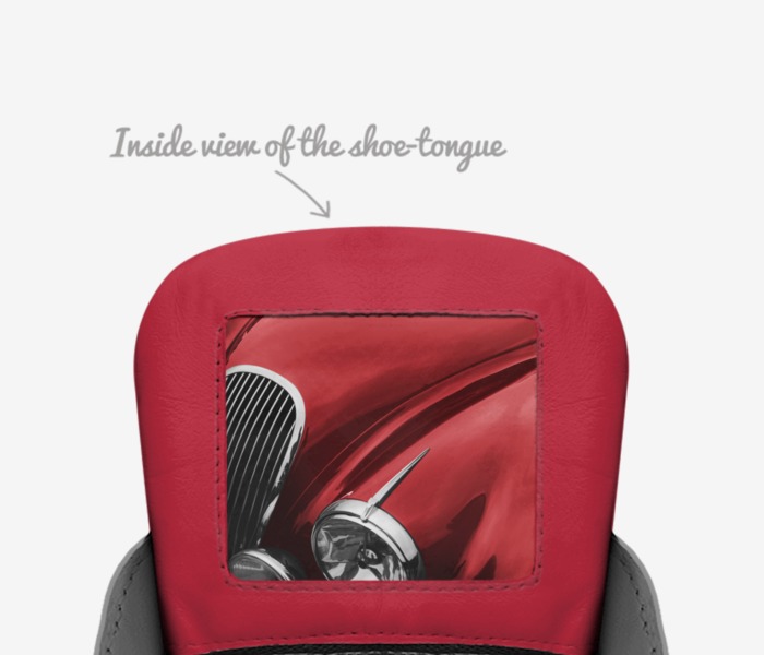 Ragez custom made in Italy shoes by Rage | Tongue view