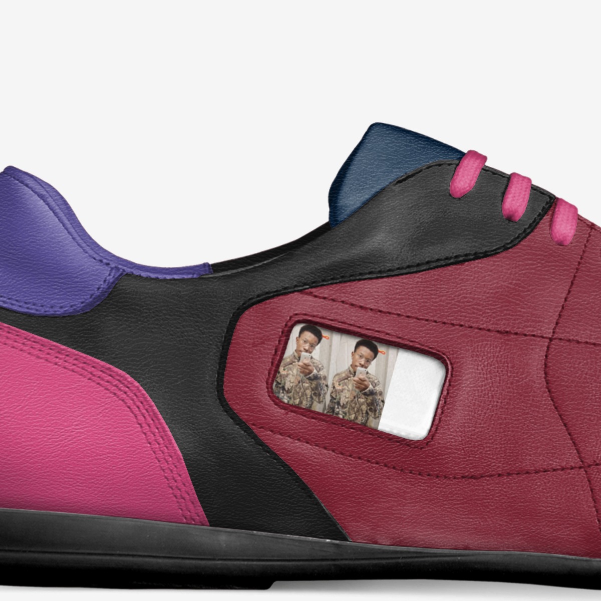 Nba Nod custom made in Italy shoes by Nyghel | Detail view