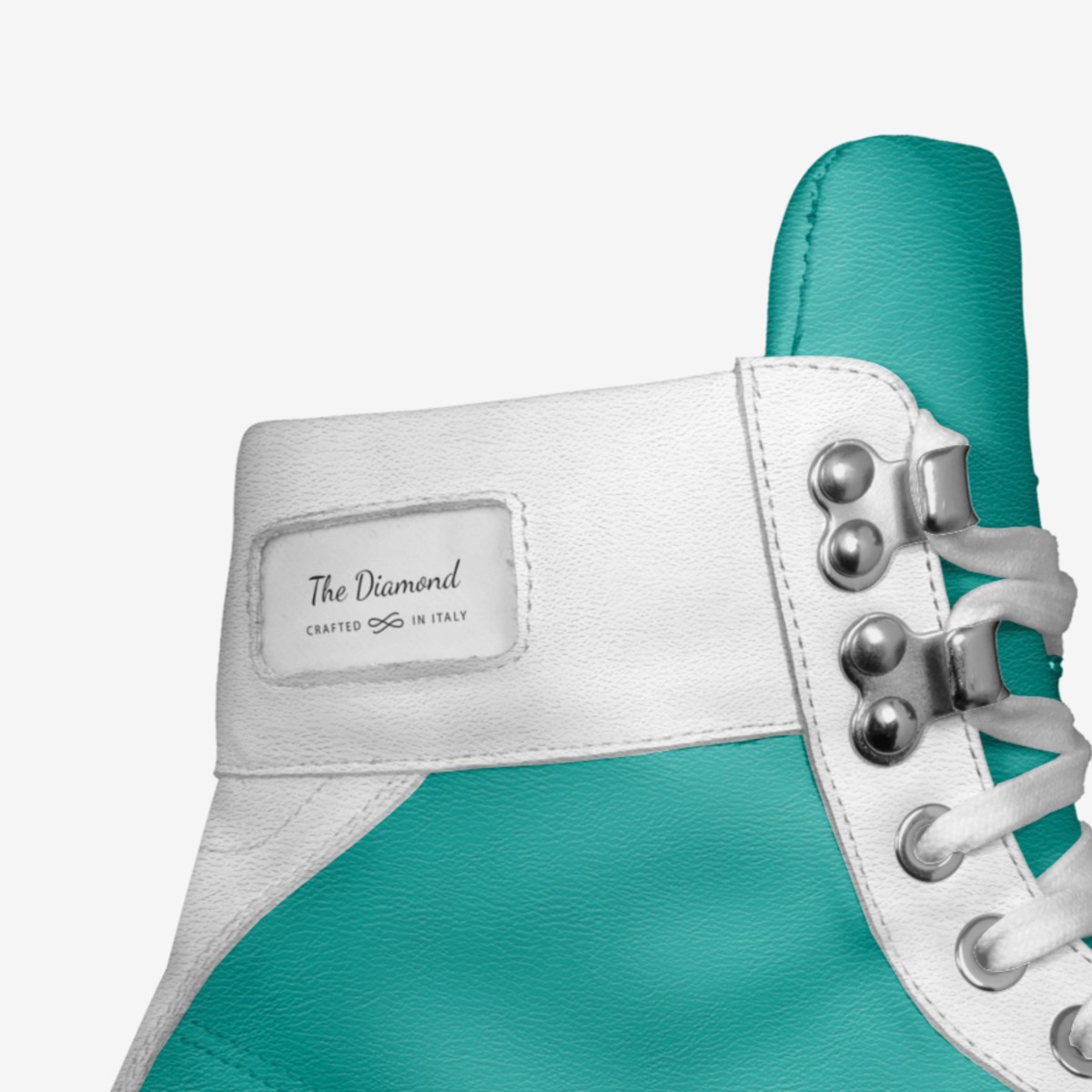 The Diamond custom made in Italy shoes by Kati Benton | Detail view