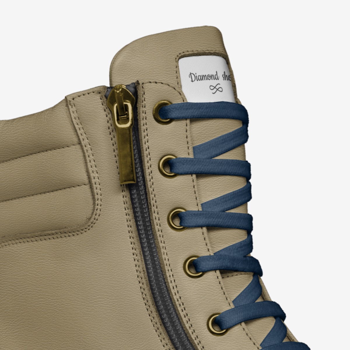 Diamond  shoes custom made in Italy shoes by Kieshakhoir | Detail view